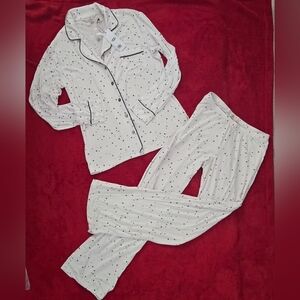 UGG White Star-Print Pajama Set